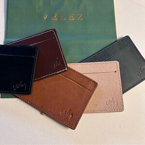 VELEZ Leather Card Holder